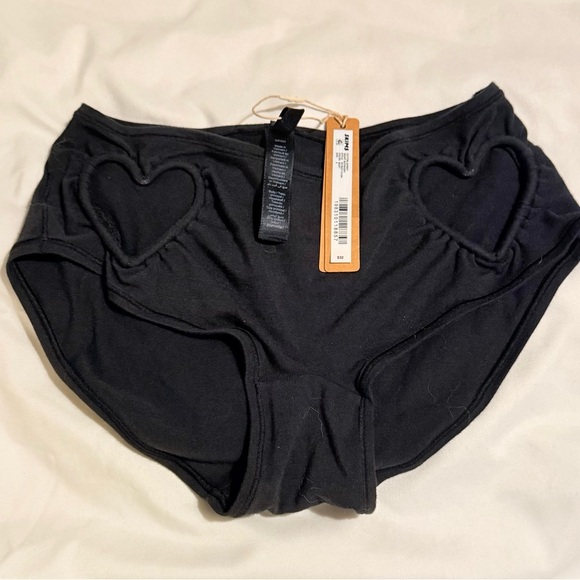 SKIMS Heart Cotton Jersey Boy Short - Picture 2 of 6